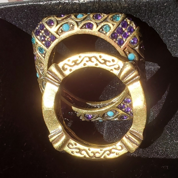 UNIQUE HEIDI DAUS SET OF RINGS**DISCOUNTED SHIPPING** - Picture 4 of 6